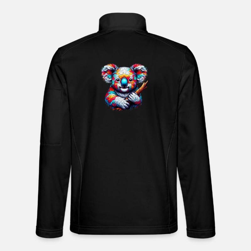 Koala - Veste en tissu softshell Unisexe - noir
