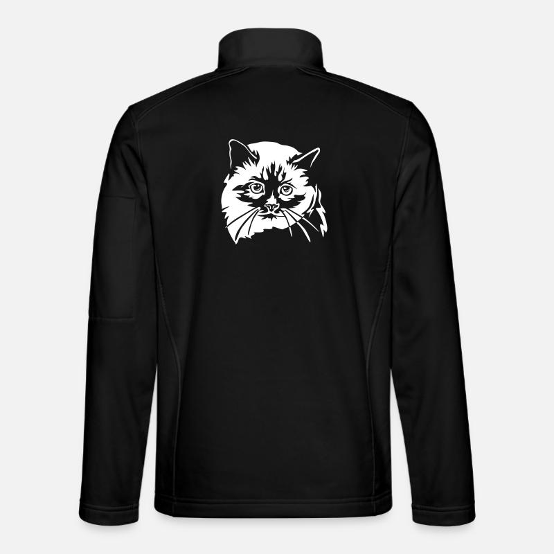 Birma Katze "Black Edition" - Unisex Softshelljacke - Schwarz