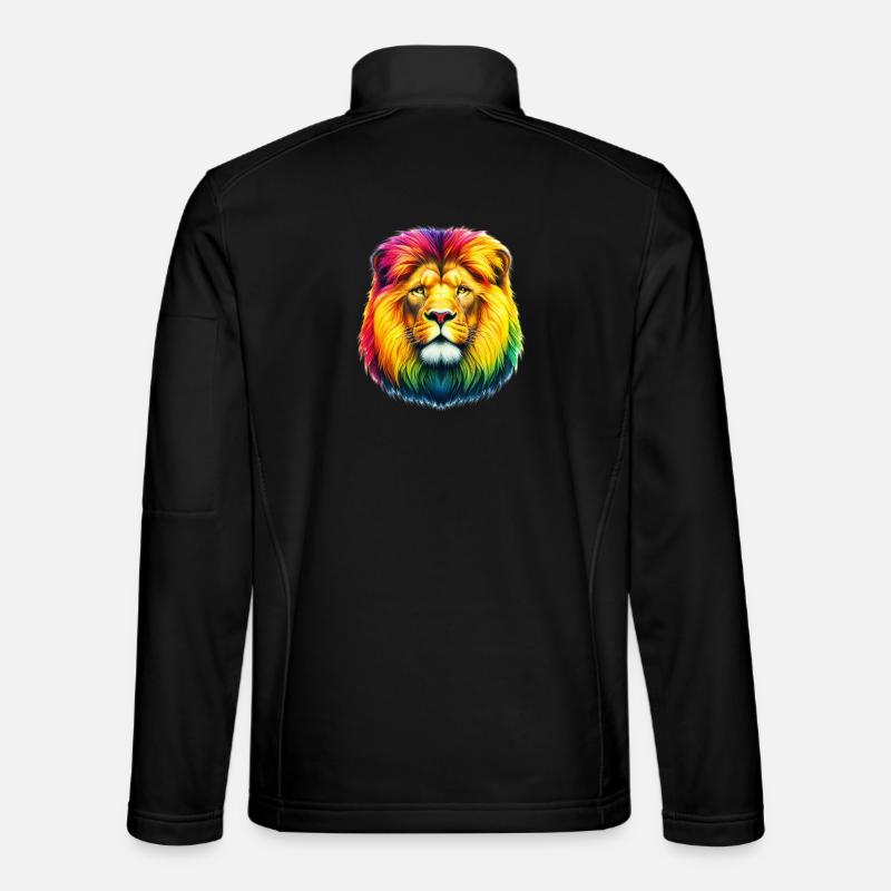 Lion - Unisex Softshell Jacket - black