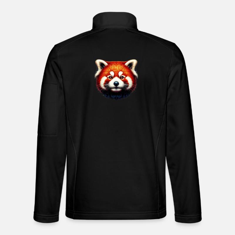 Kleiner Panda - Unisex Softshelljacke - Schwarz