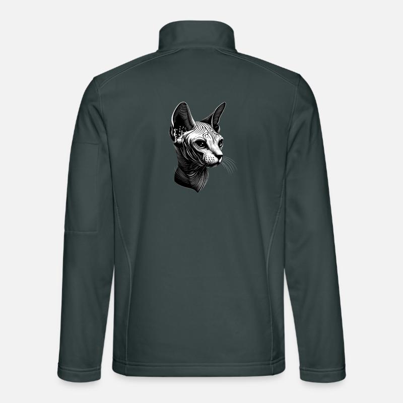 Sphynx Katze Sphynxkatze Canadian Cat Süße Sphinx Unisex Softshelljacke