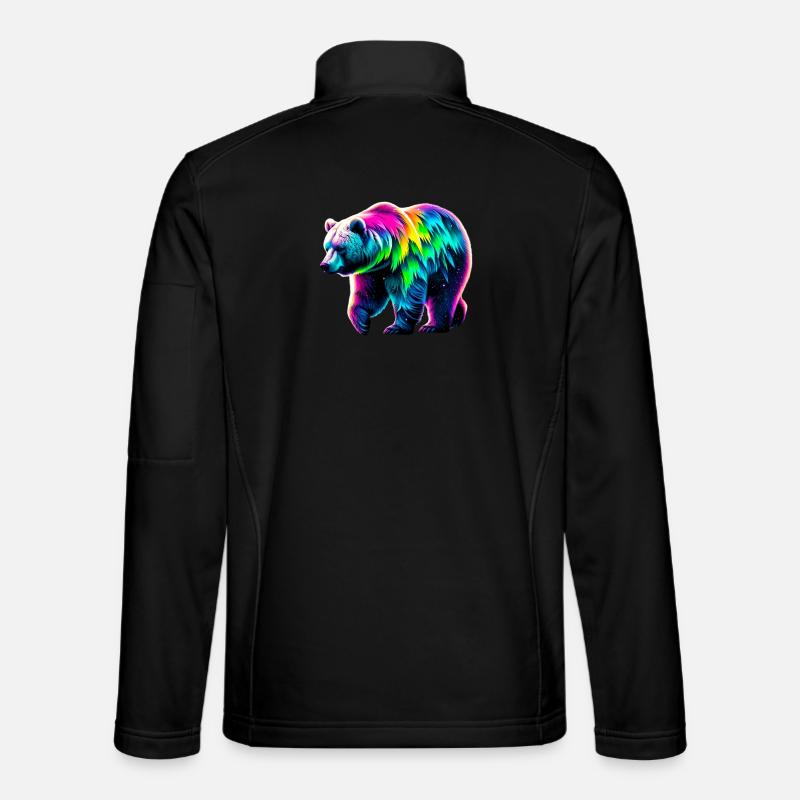 Bär - Unisex Softshelljacke - Schwarz