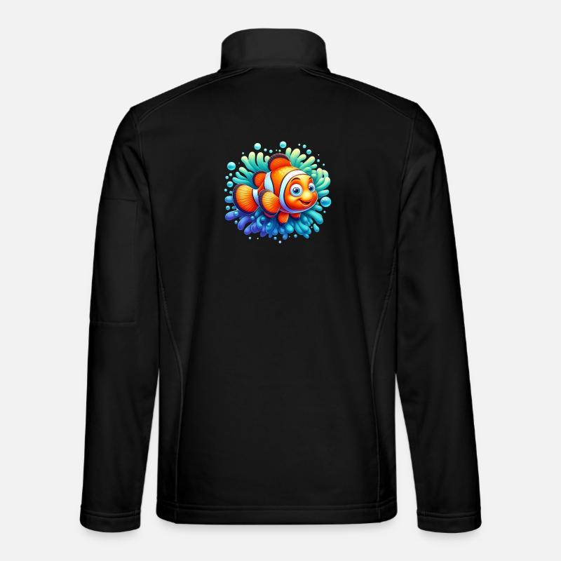 Poisson-clown Veste en tissu softshell Unisexe