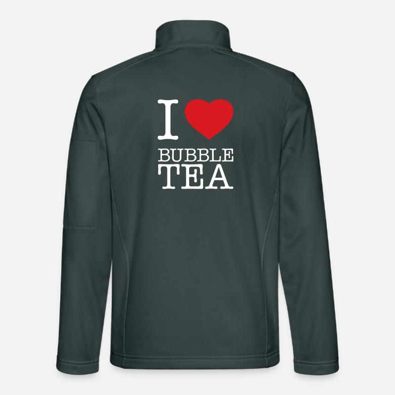 I LOVE BUBBLE TEA Unisex Softshelljacke