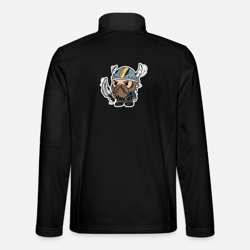 Wikinger - Unisex Softshelljacke - Schwarz