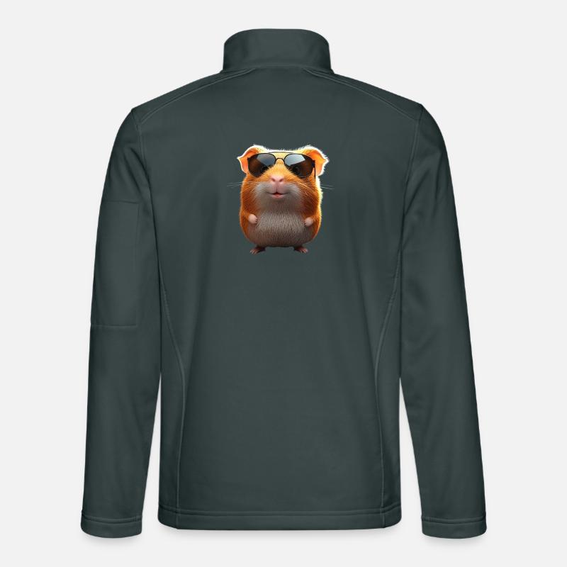 Cochon d’Inde Rongeurs Capybara Rongeur mignon Veste en tissu softshell Unisexe