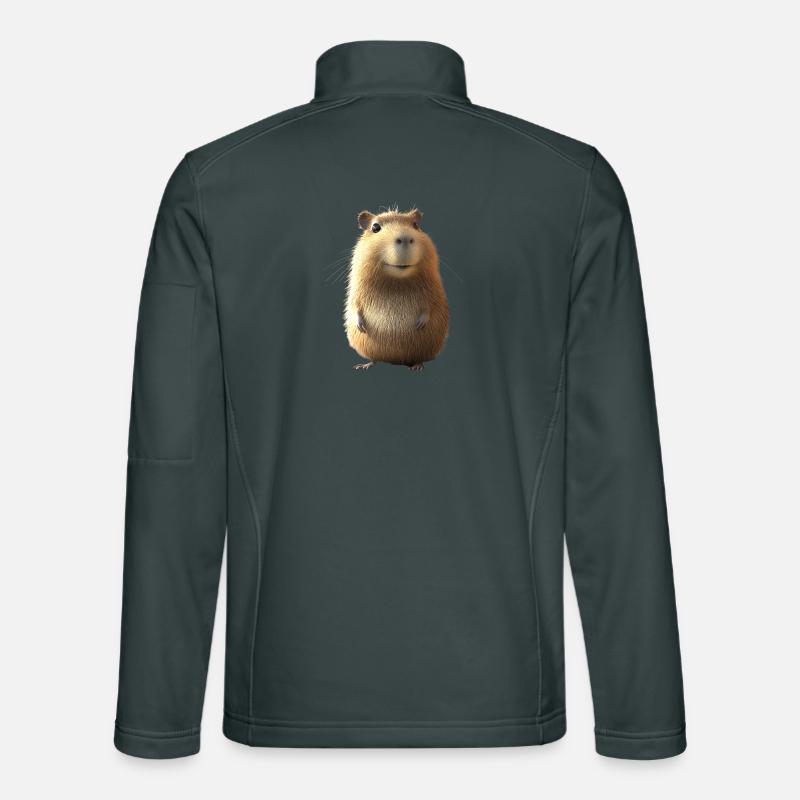 Capybara Be Capy Capybara Drôle Capybara Veste en tissu softshell Unisexe
