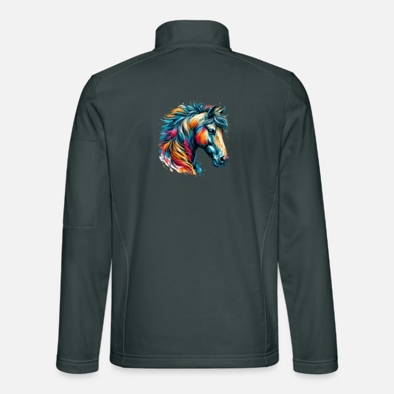 Cheval Veste en tissu softshell Unisexe