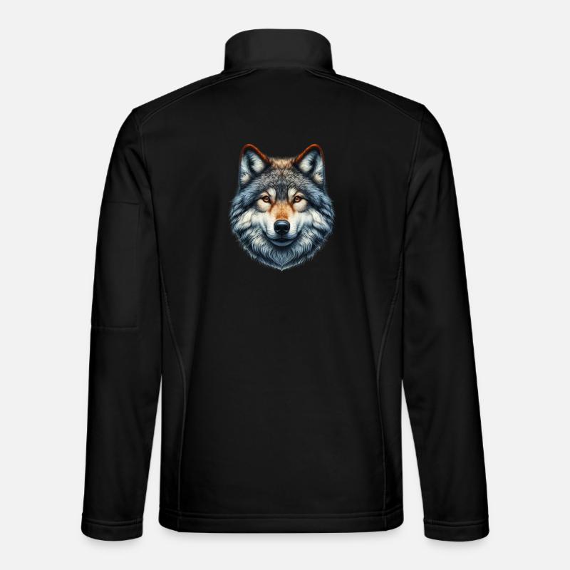 Wolf - Unisex Softshelljacke - Schwarz
