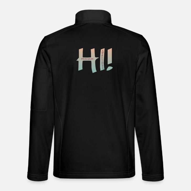 HI HUMAN INTELLIGENCE - Unisex Softshell Jacket - black
