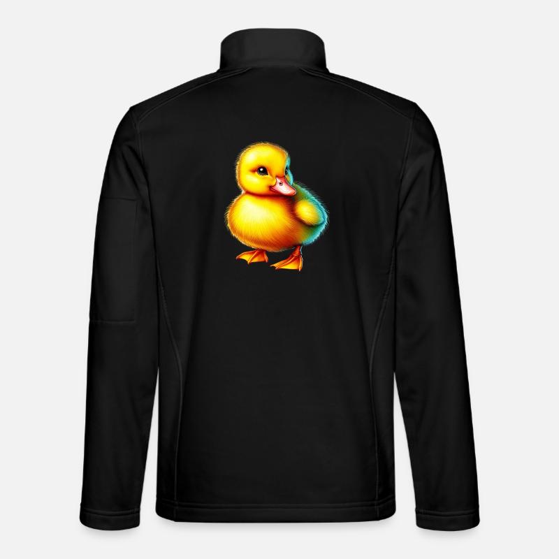 Duckling Duck Duck - Unisex Softshell Jacket - black