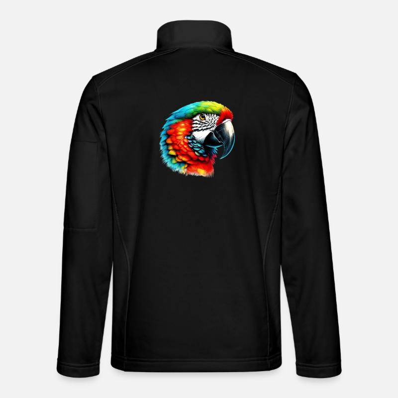 Parrot - Unisex Softshell Jacket - black