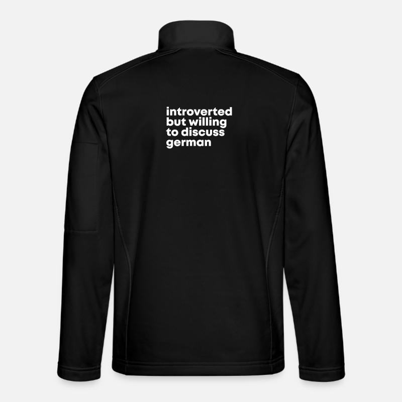 Deutsch - Unisex Softshelljacke - Schwarz