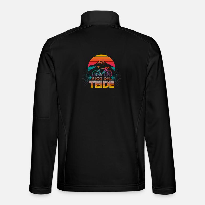 Pico del Teide Cycling Adventure - Unisex Softshell Jacket - black