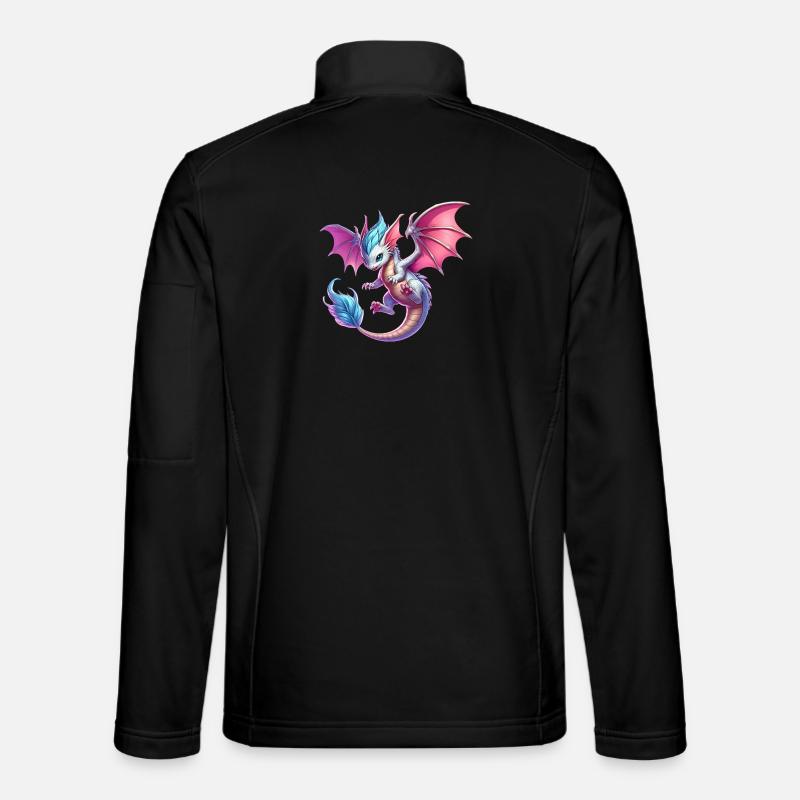 Dragon - Unisex Softshell Jacket - black