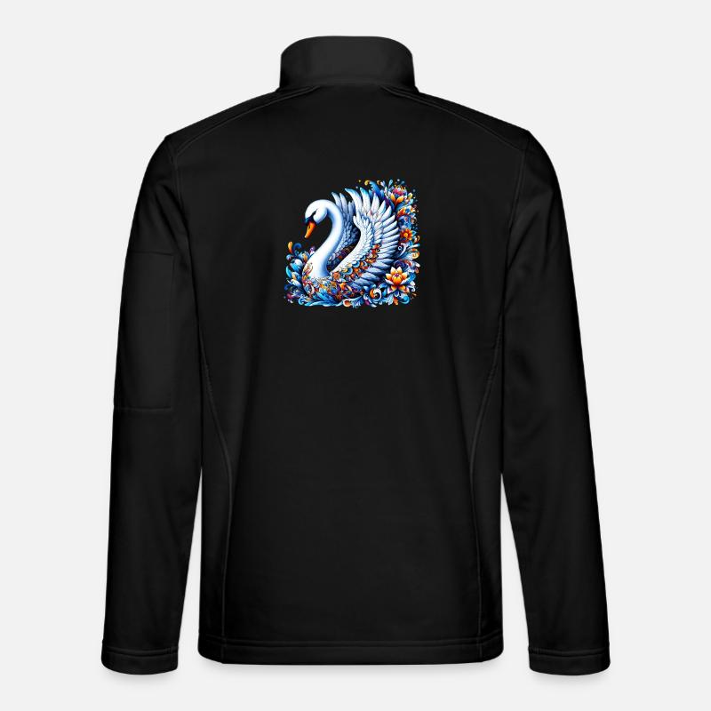 Swan - Unisex Softshell Jacket - black