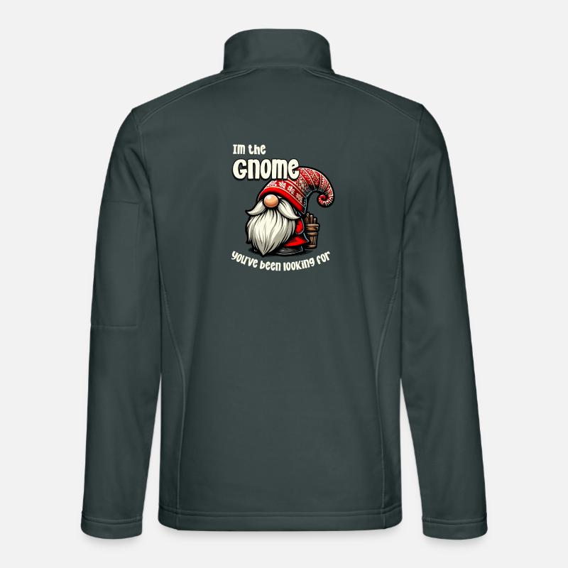 Conception de nain de Noël amusant Veste en tissu softshell Unisexe