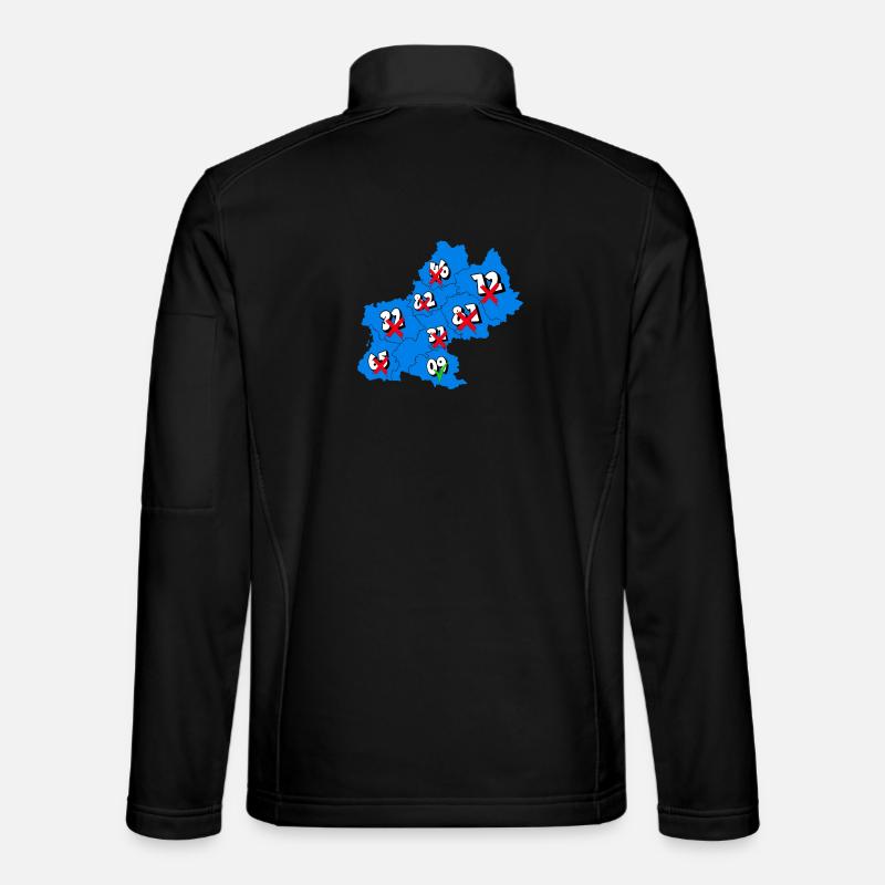 Midi-Pyrénées Region - Unisex Softshelljacke - Schwarz