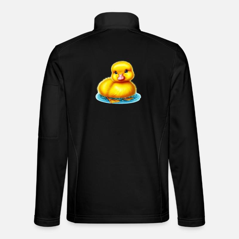 Duckling Duck Duck Duck - Unisex Softshell Jacket - black