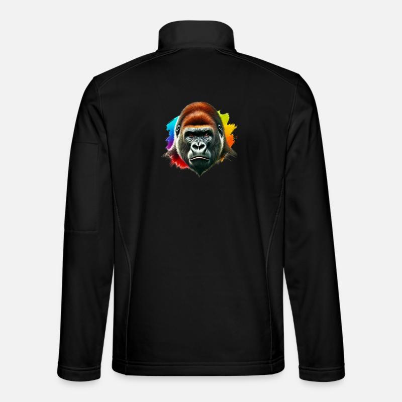 Gorilla - Unisex Softshelljacke - Schwarz
