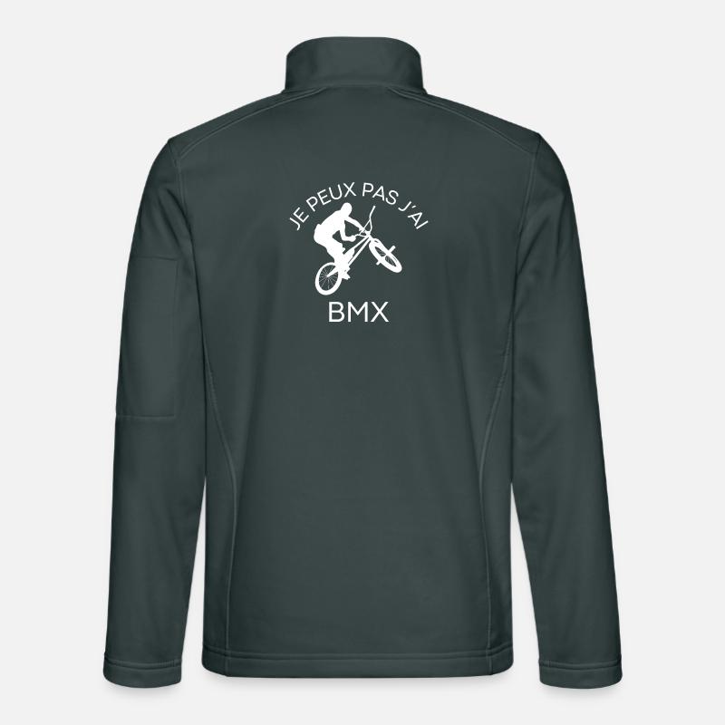 Je peux pas j'ai bmx Veste en tissu softshell Unisexe