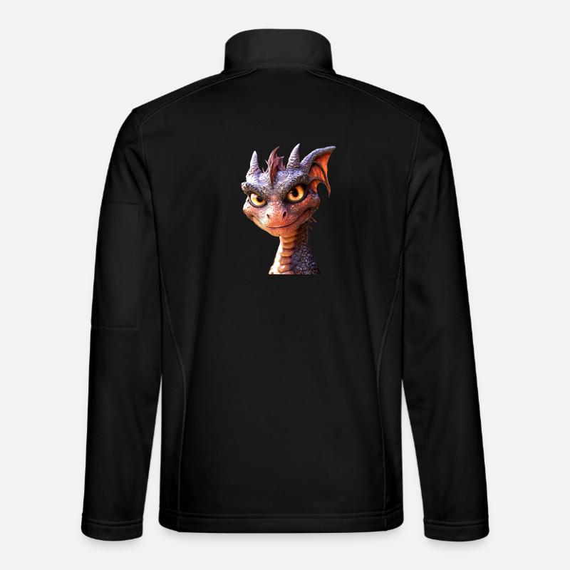 Dragon Mythical Creature Dragon Lover Fire Dragon Unisex Softshell Jacket