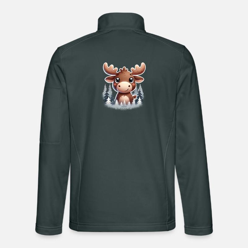 🫎 Cute Moose 🫎 Unisex Softshell Jacket