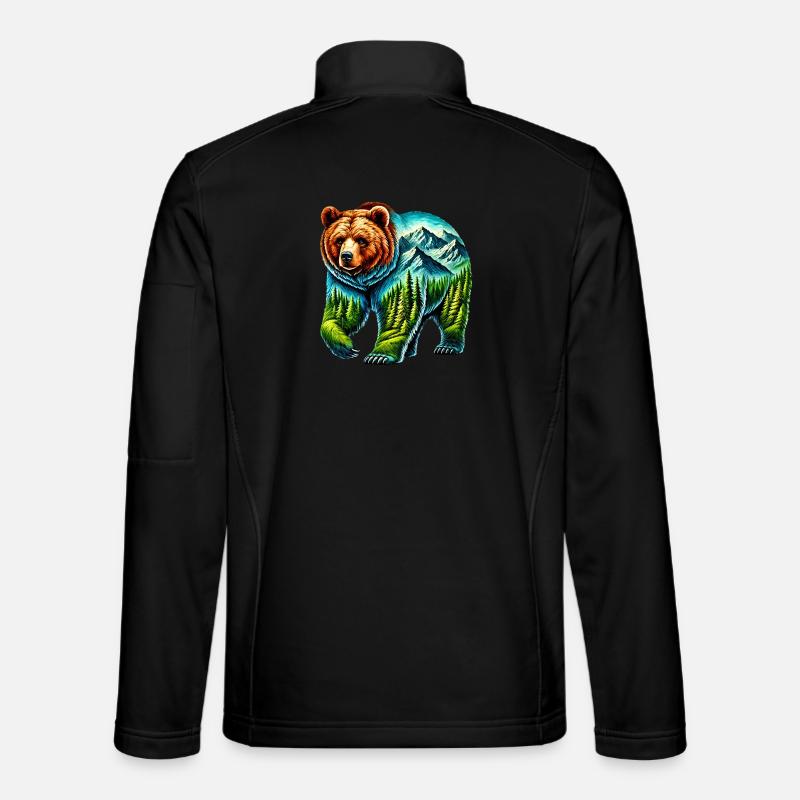 Bear Unisex Softshell Jacket