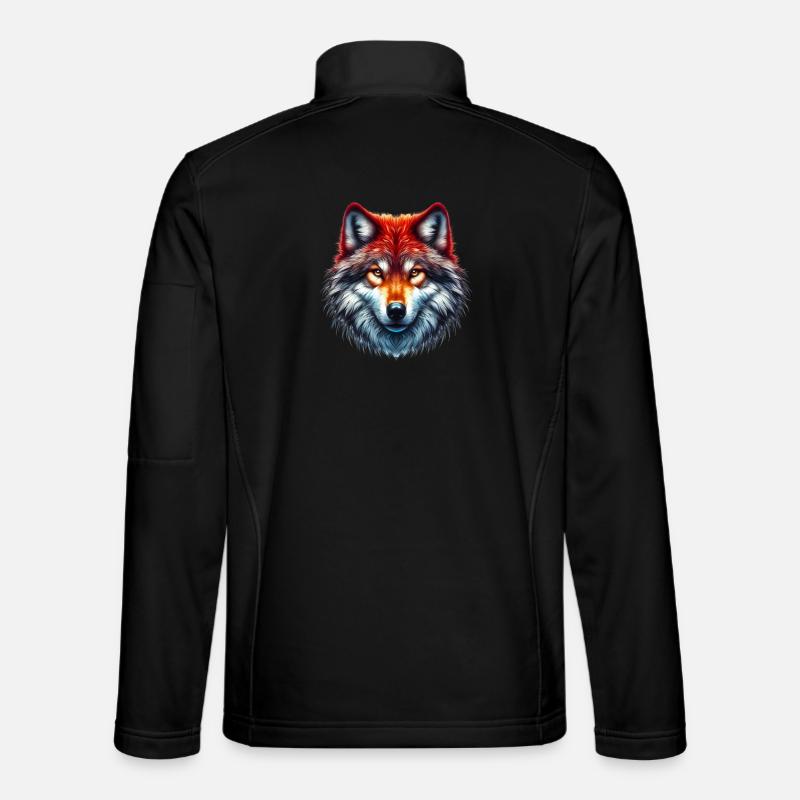 Wolf - Unisex Softshelljacke - Schwarz