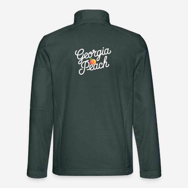 Georgia Peach Script Logo Unisex Softshell Jacket