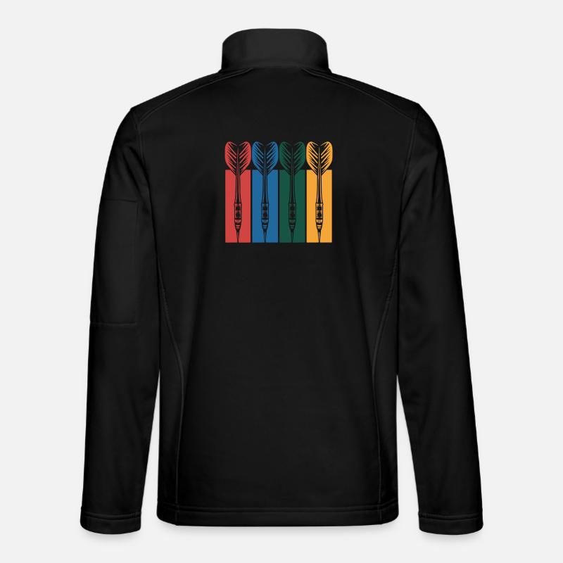 Federkiel-Quartett - Unisex Softshelljacke - Schwarz