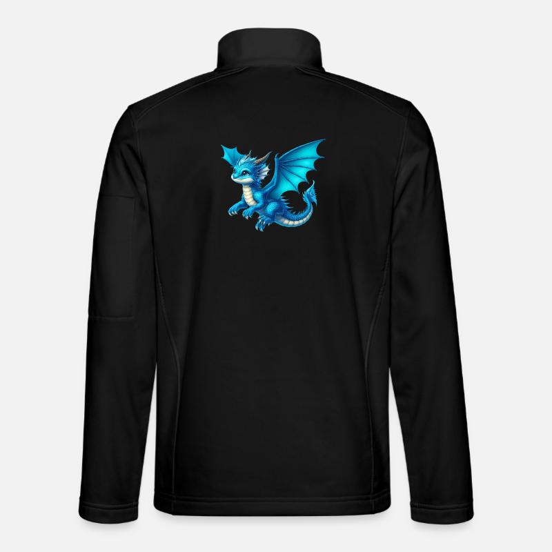 Dragon - Veste en tissu softshell Unisexe - noir