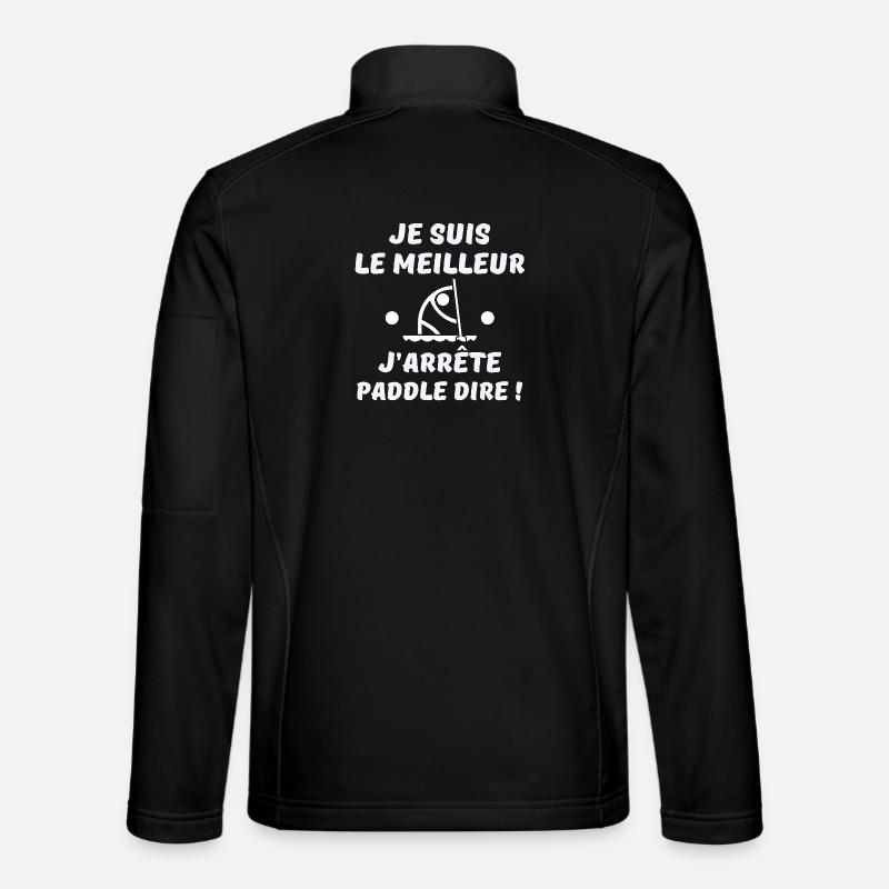 paddle, fan de paddle, pagayer Veste en tissu softshell Unisexe