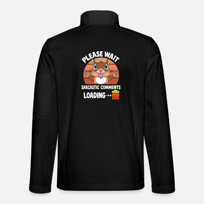 Funny Squirrels - Unisex Softshell Jacket - black