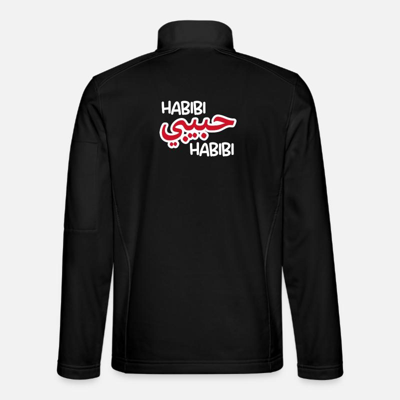 Habibi (dunkel) - Unisex Softshelljacke - Schwarz