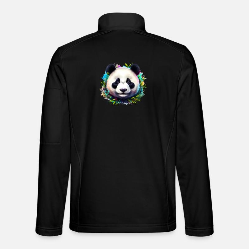 Panda Unisex Softshelljacke