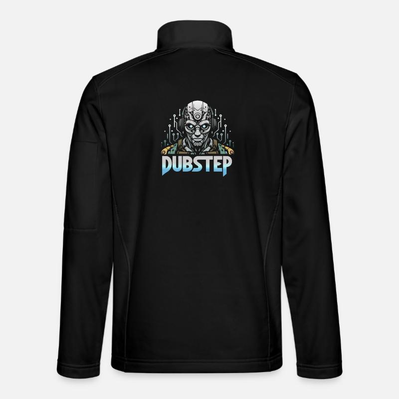 dubstep cyborg - Veste en tissu softshell Unisexe - noir
