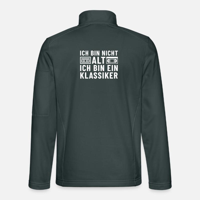 Ich bin nicht alt ich bin ein Klassiker Kassette Unisex Softshelljacke