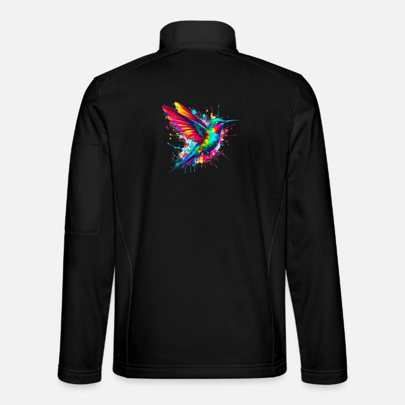 Hummingbird - Unisex Softshell Jacket - black