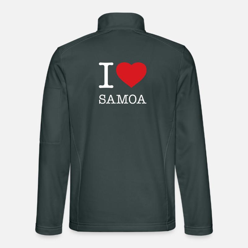 I LOVE SAMOA Unisex Softshelljacke