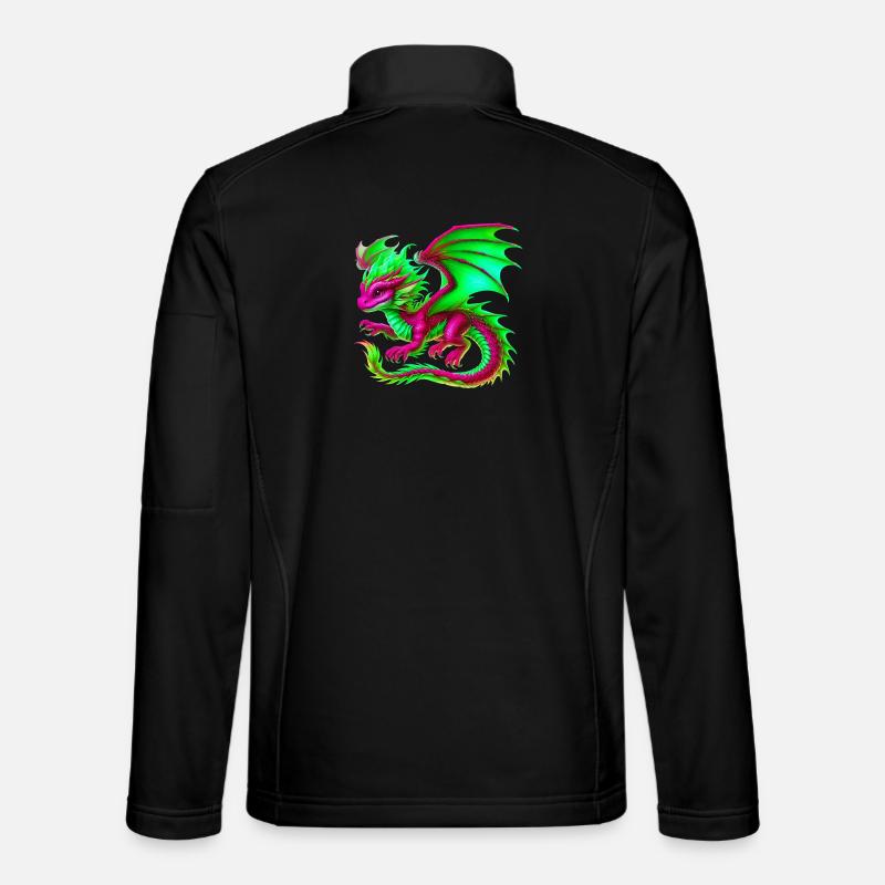 Dragon - Unisex Softshell Jacket - black