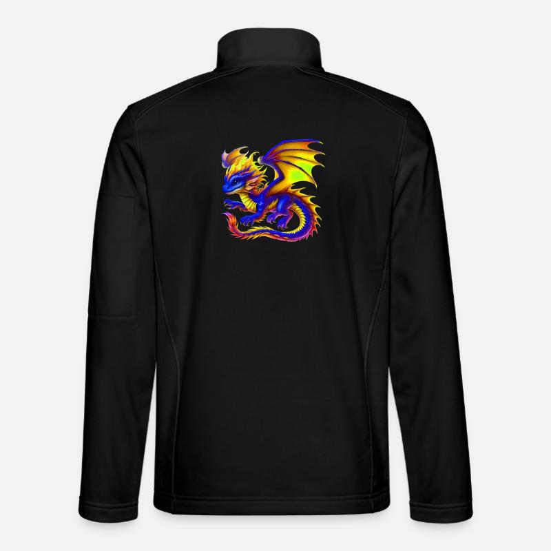 Dragon - Unisex Softshell Jacket - black