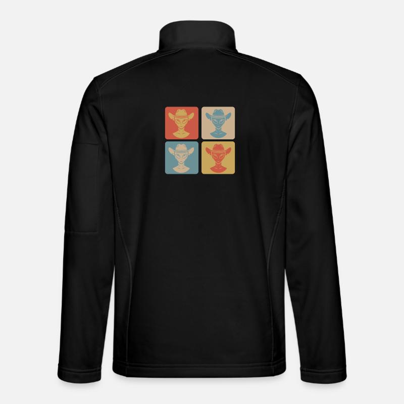 Cow-boy Alien vintage Veste en tissu softshell Unisexe