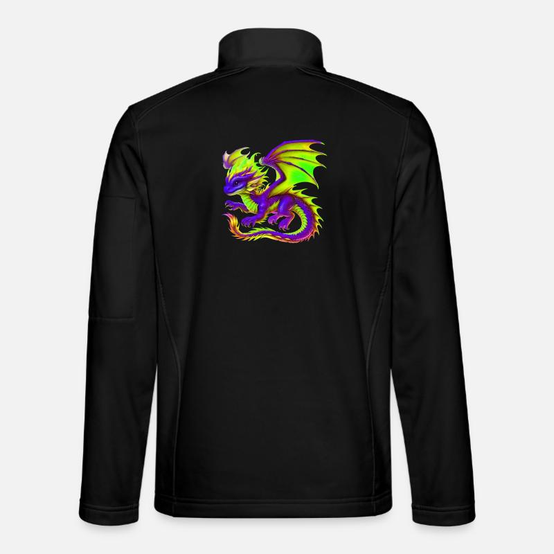 Dragon - Unisex Softshell Jacket - black