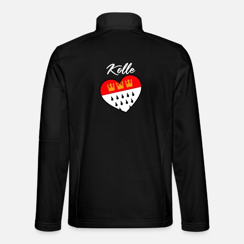 Köln Kölle Karneval Alaaf Kölner Kölsch Veedel - Unisex Softshelljacke - Schwarz