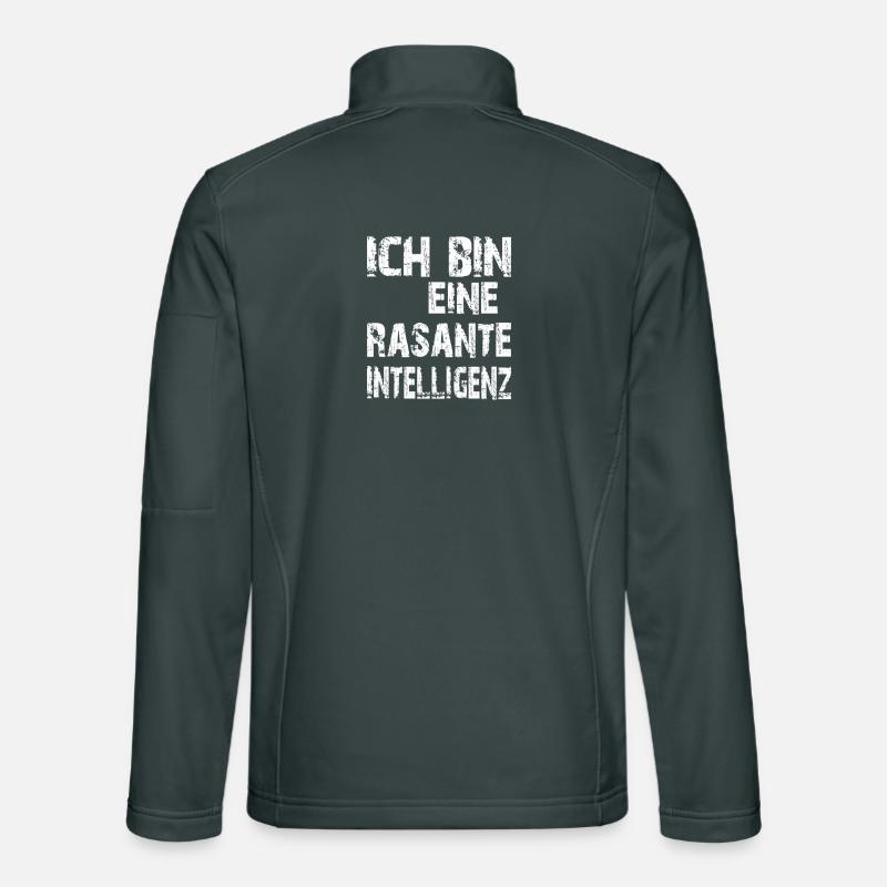 AI Saying: I am a fast-paced intelligence Unisex Softshell Jacket