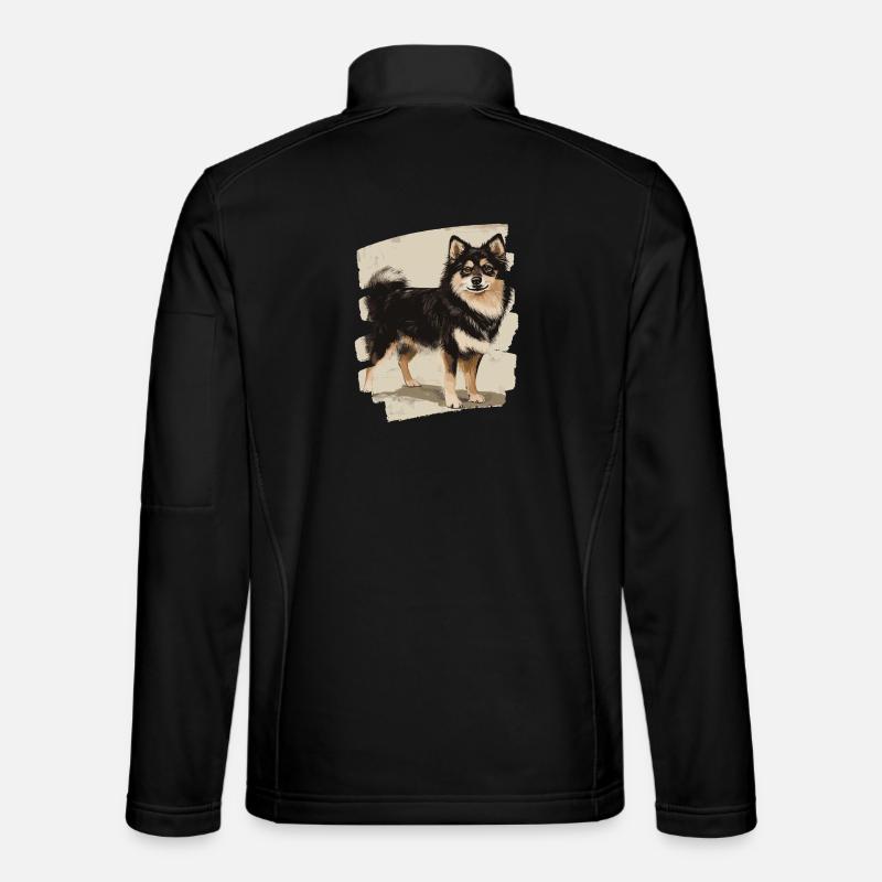 Finnischer Lapphund - Unisex Softshelljacke - Schwarz