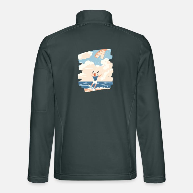 Kitesurfer Unisex Softshelljacke