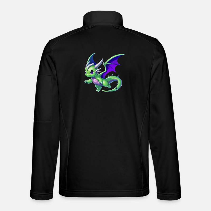 Dragon - Unisex Softshell Jacket - black