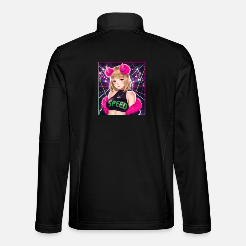 Rave girl - Unisex Softshelljacke - Schwarz